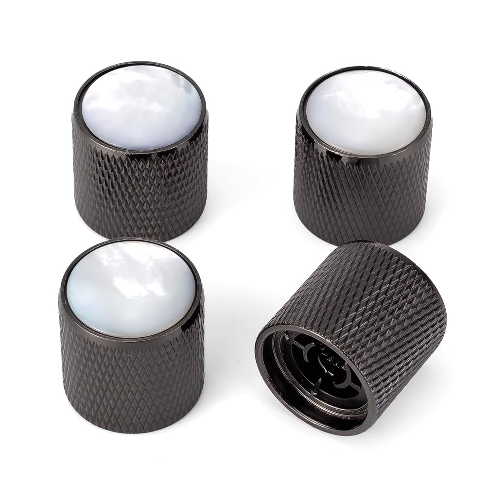 Amazon.com: Swhmc 4pcs Metal Domed Volume Tone Control Knobs